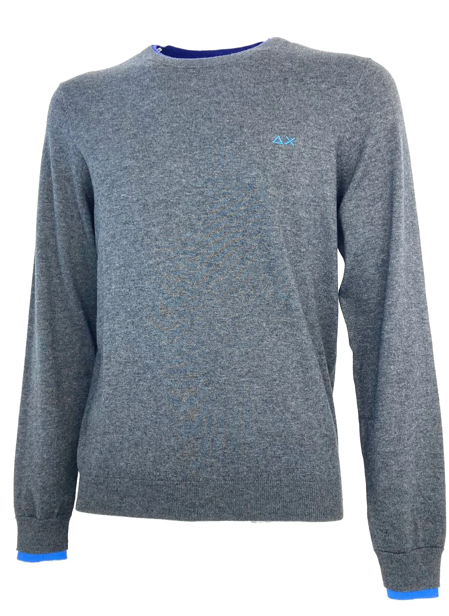 PULLOVER UOMO GRIGIO MISTO LANA