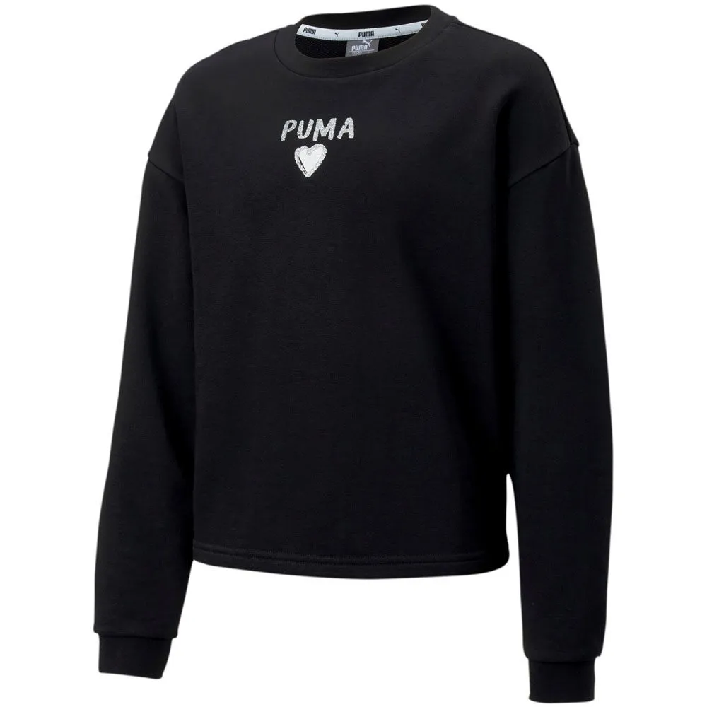 Puma - Alpha Crew Sweatshirt Girls puma black