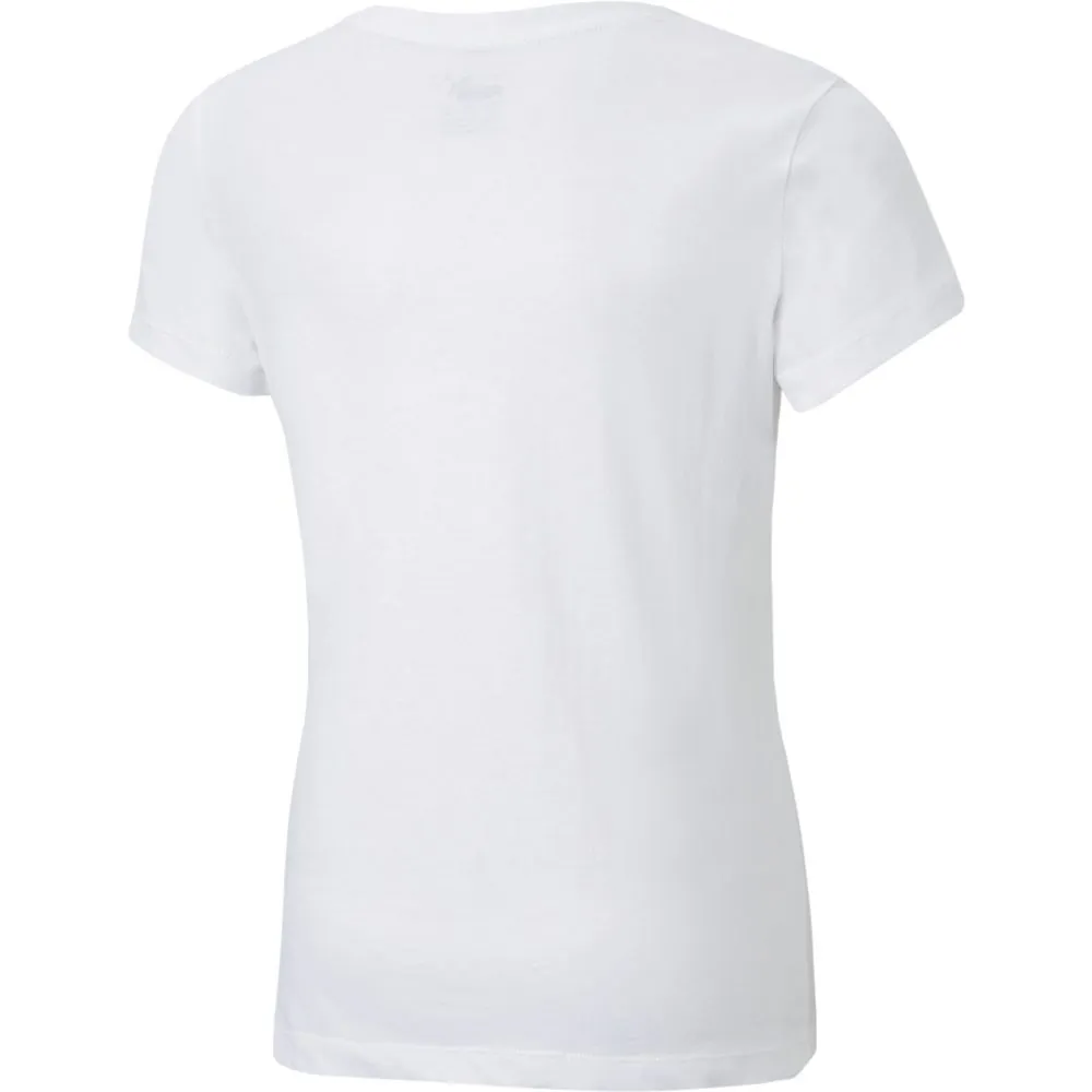 Puma - Essentials+ Logo T-Shirt Girls puma white