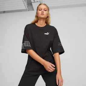 PUMA POWER Women's Colourblock Tee | PUMA Black | PUMA SHOP ALL PUMA | PUMA 