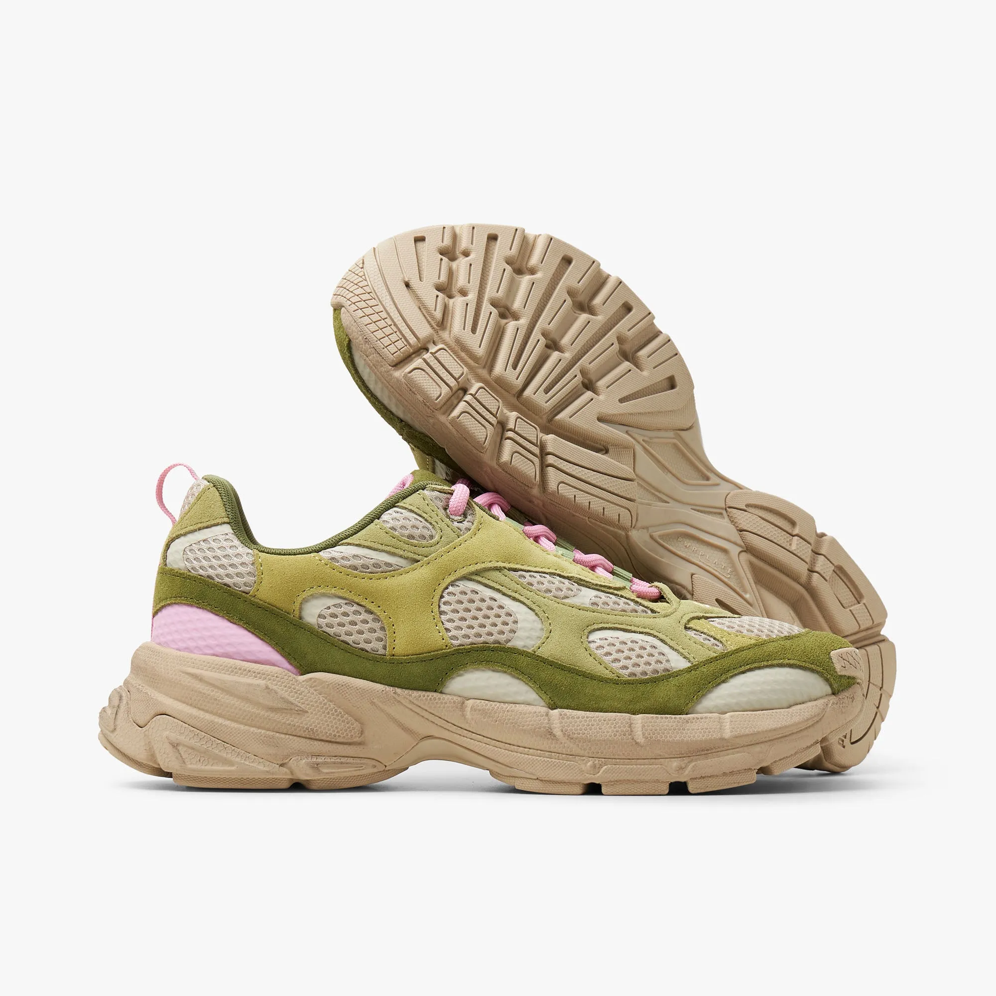 Puma x KidSuper Velophasis NU Tan / Green - Pink