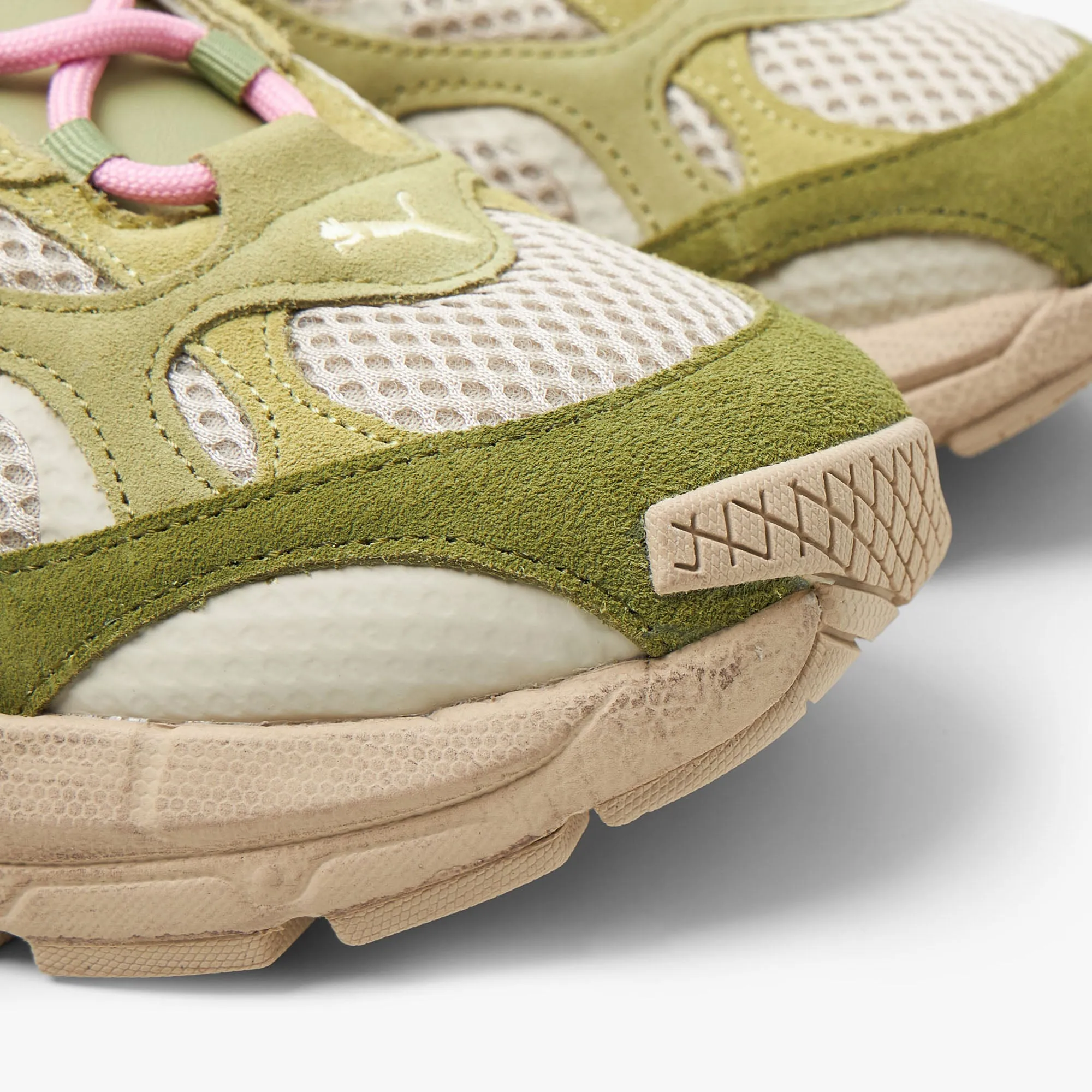 Puma x KidSuper Velophasis NU Tan / Green - Pink