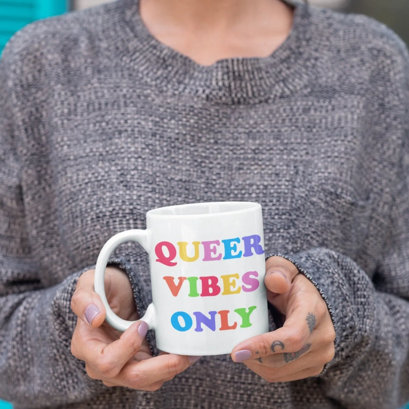 Queer Vibes Only Mug