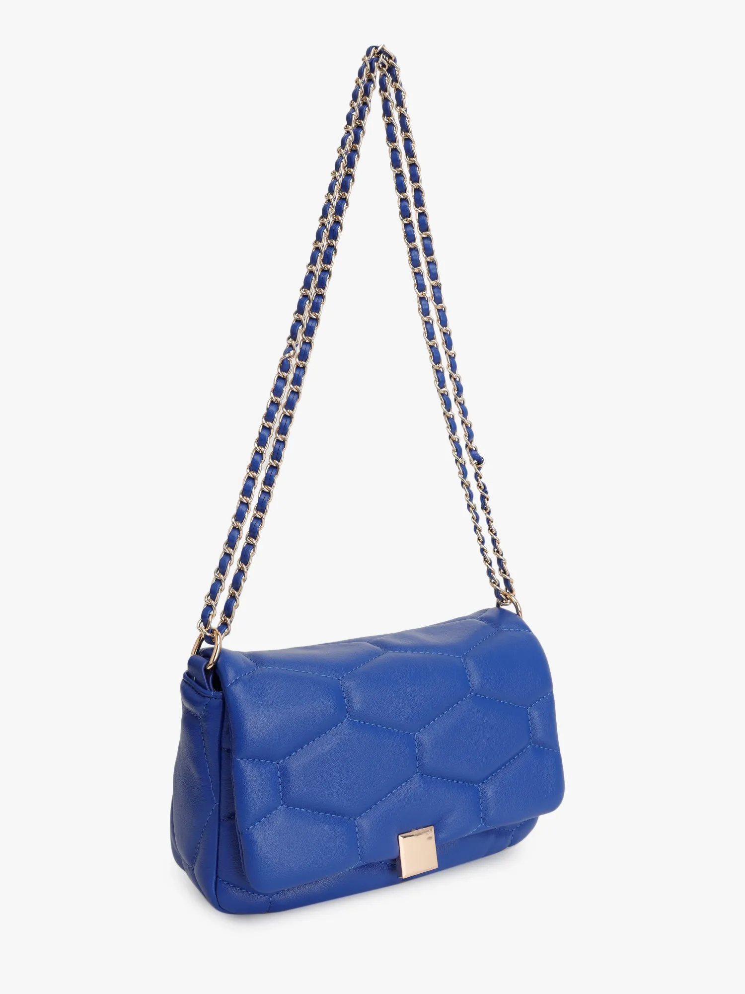 Quilted Structured Shoulder Bag