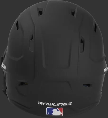 Rawlings Mach Batting Helmet W/ EXT Flap - Black (MACHEXTR)