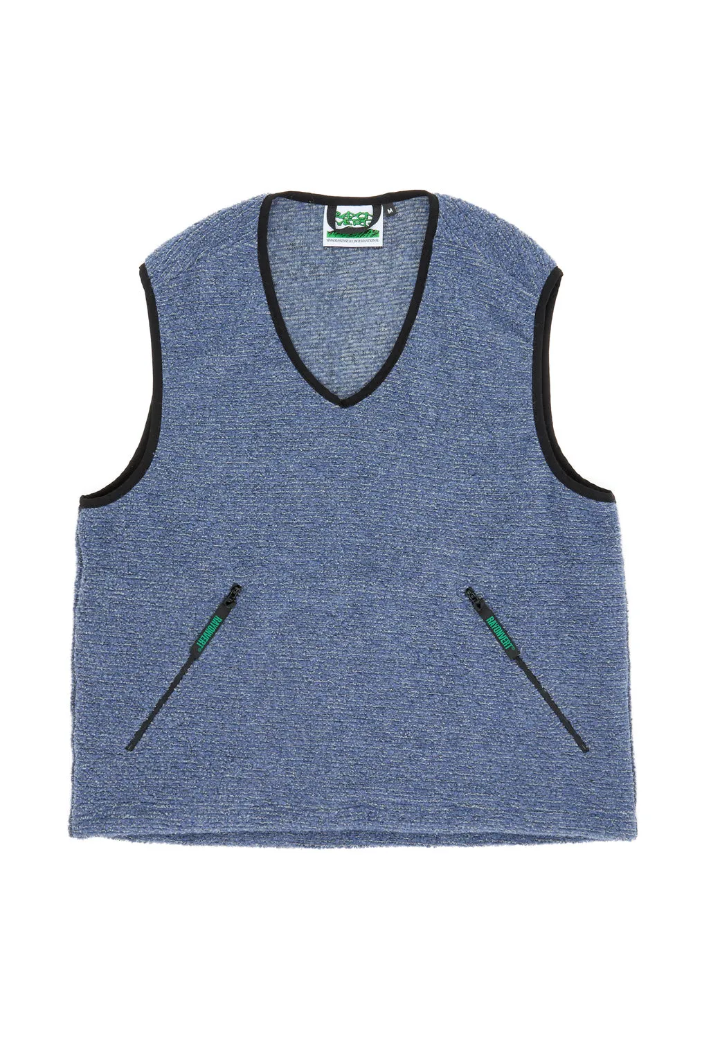 RAYON VERT Samanto Pullover Fleece Vest - Storm Blue