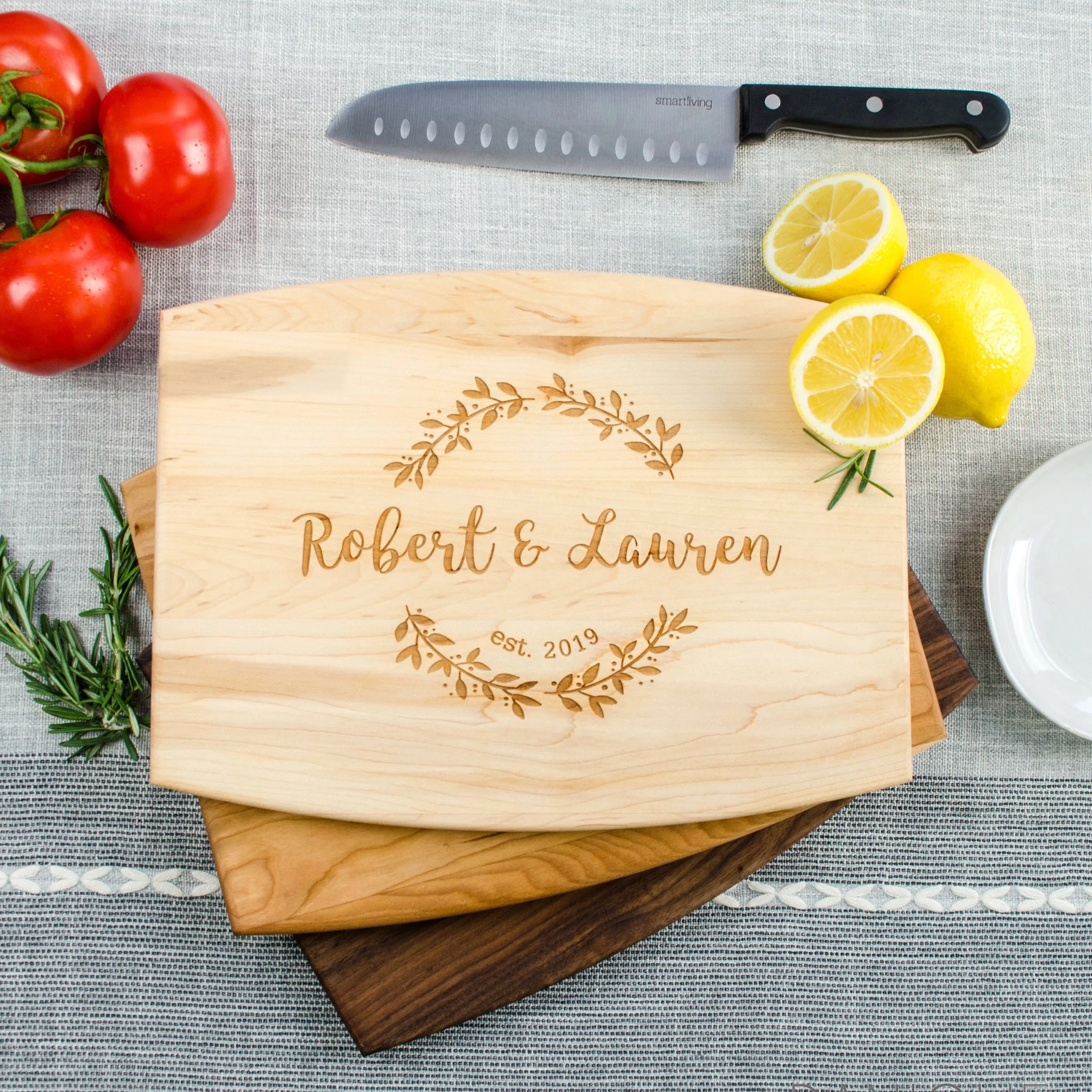 Real Wood Engraved Cutting Board