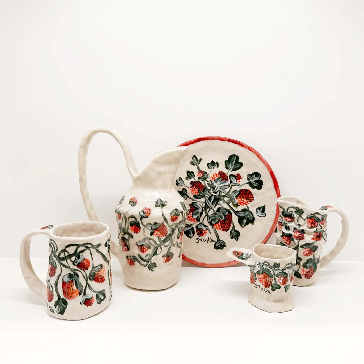 Red Garden Mug