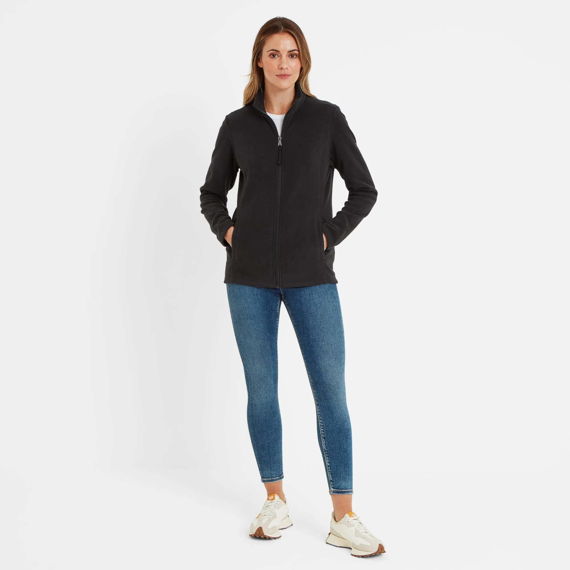 Revive Womens Fleece Jacket - Black