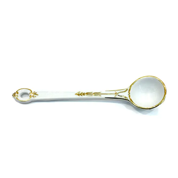 Richard Ginori Oro Di Doccia Giada Gravy Boat Spoon