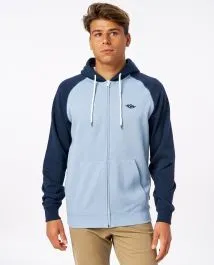 Rip Curl Embroid Mens Hoodie - Blue Gum