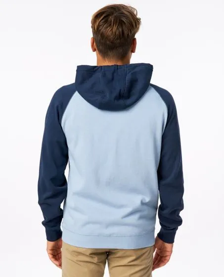 Rip Curl Embroid Mens Hoodie - Blue Gum