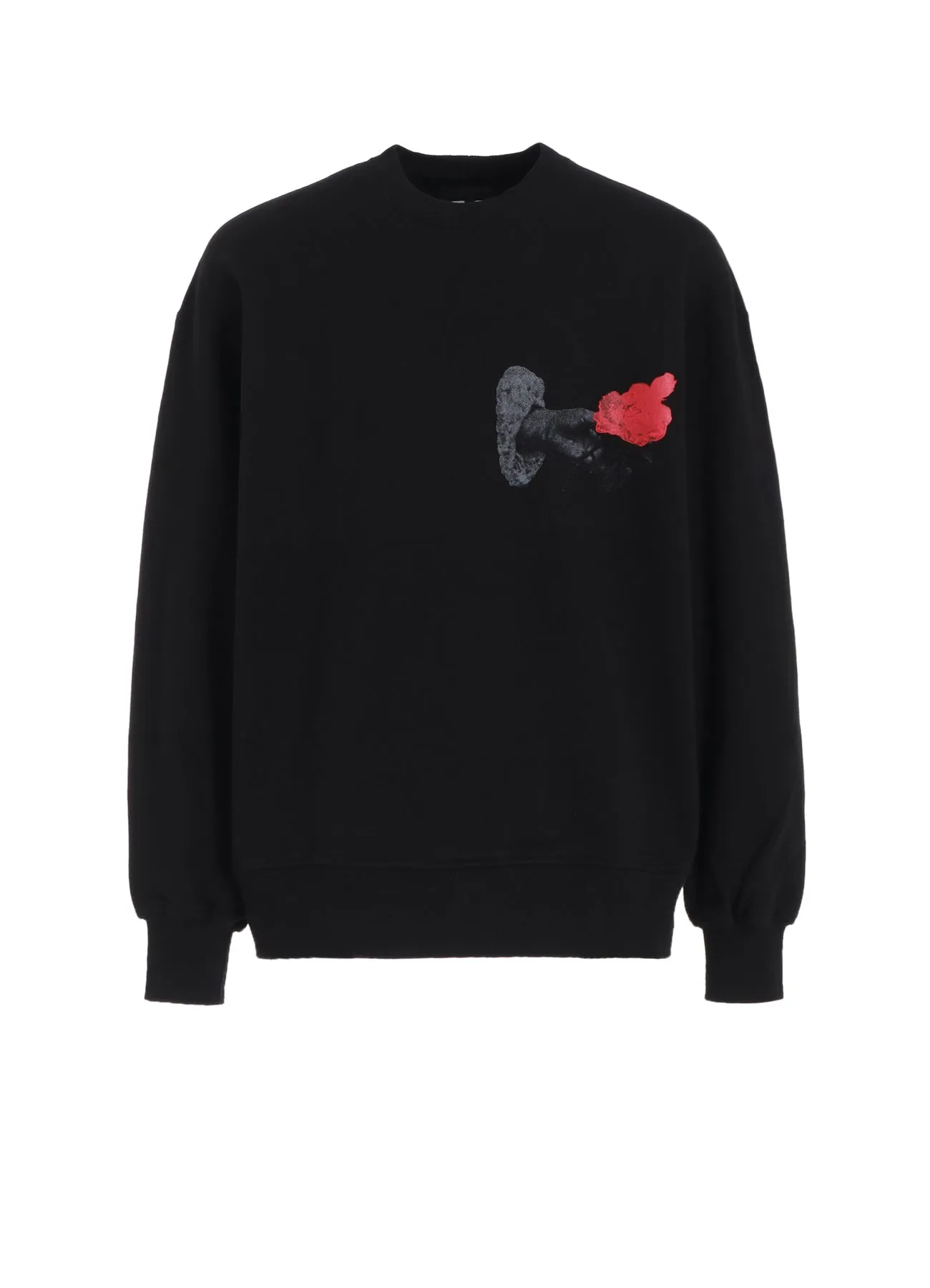 ROSE IN THE HAND GRAPHIC PULLOVER