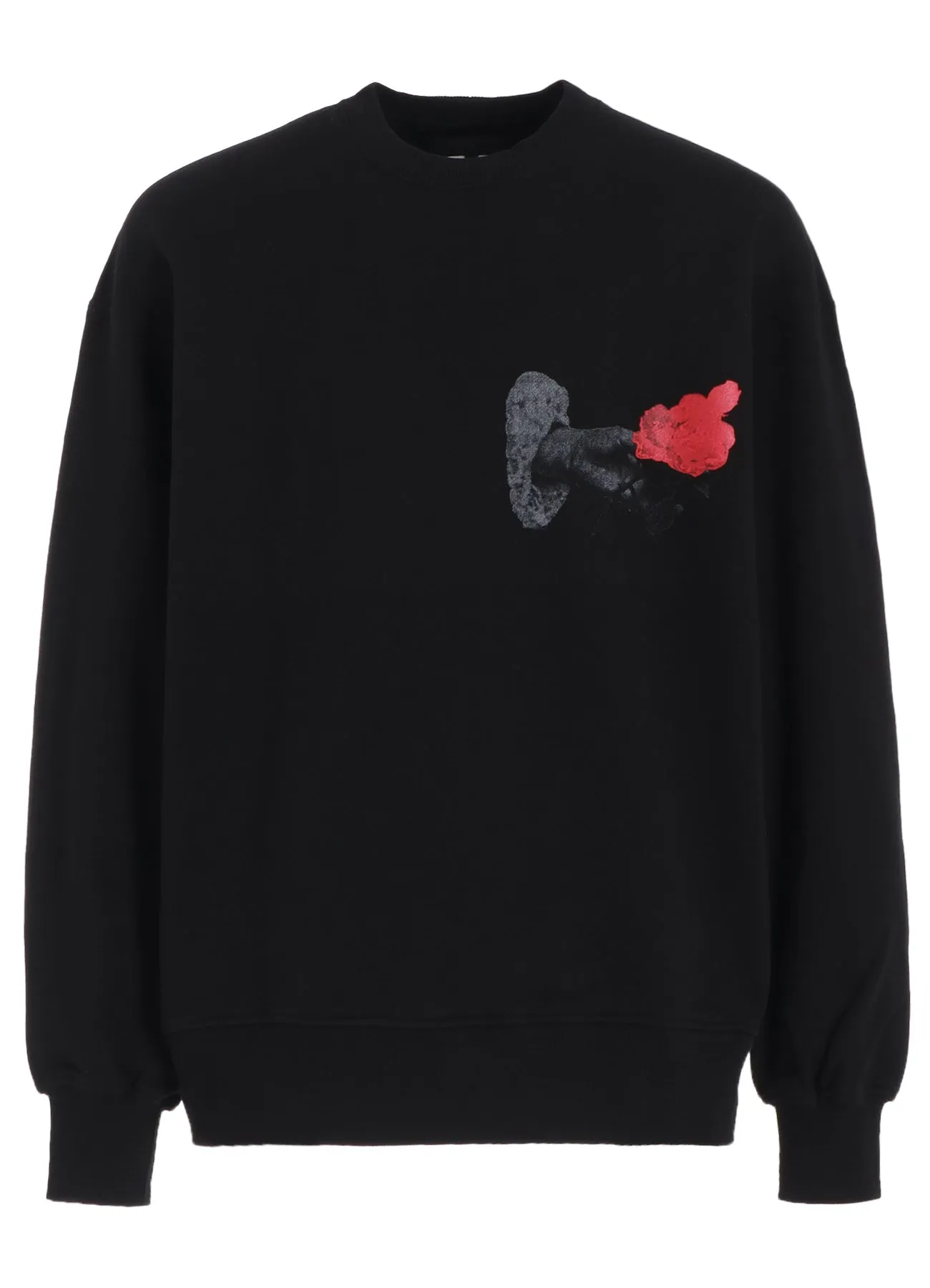 ROSE IN THE HAND GRAPHIC PULLOVER