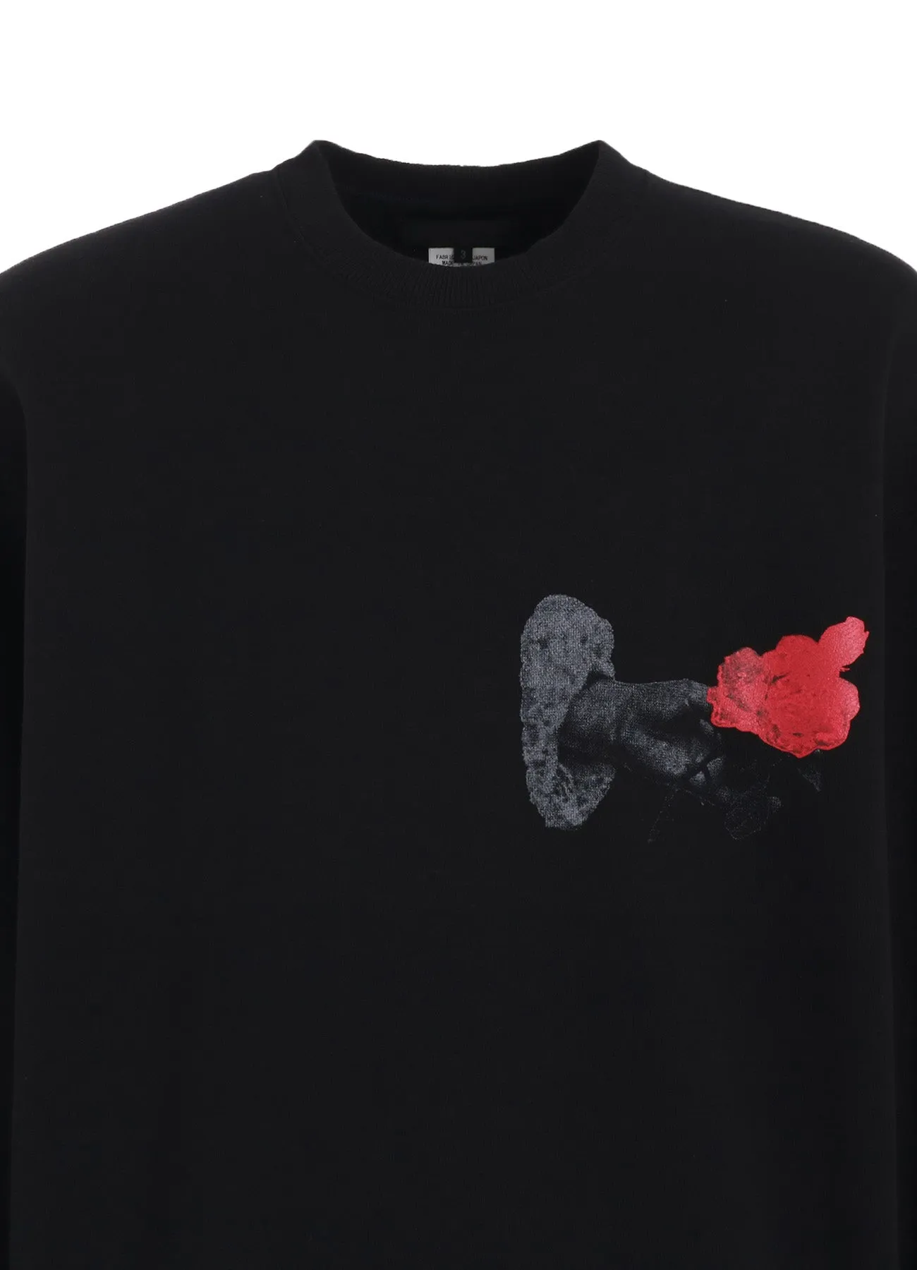 ROSE IN THE HAND GRAPHIC PULLOVER