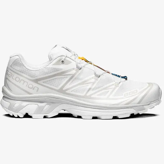 Salomon XT-6 Trainers - White/White/Lunar Rock