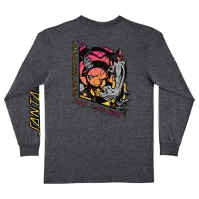 Santa Cruz Skateboards Longsleeve Shirt Roskopp Break Dark Heather