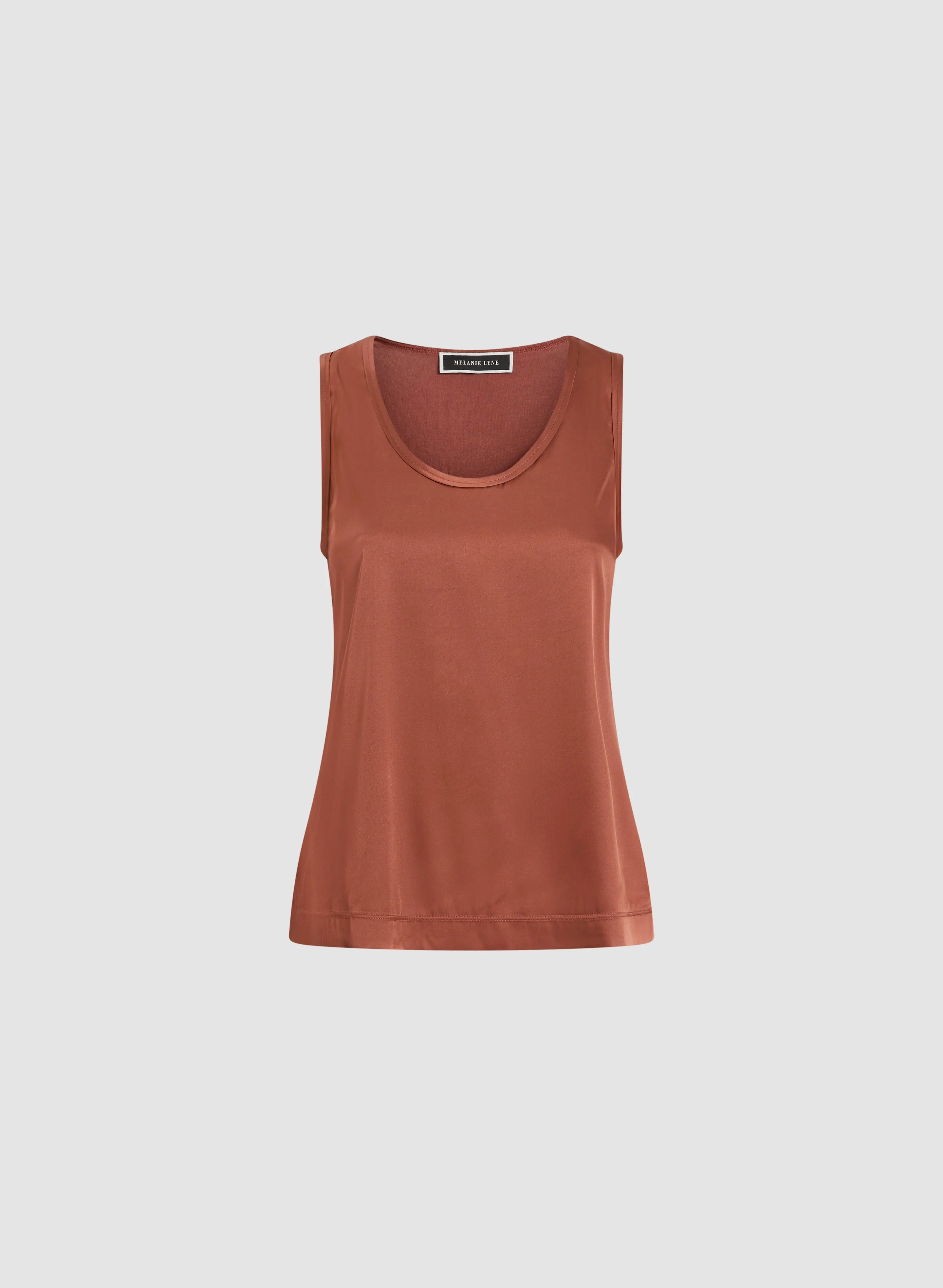 Satin Sleeveless Top