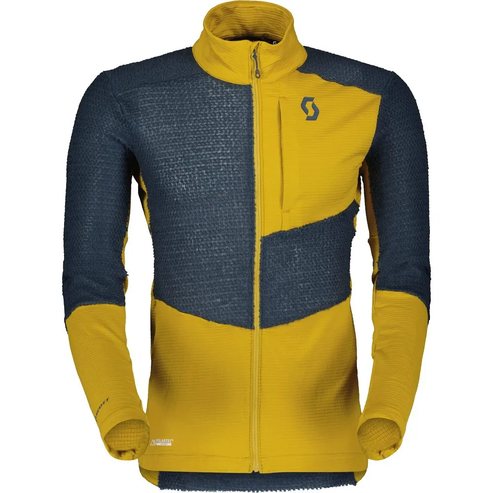 Scott - Explorair Alpha Raw Jacket Men mellow yellow metal blue