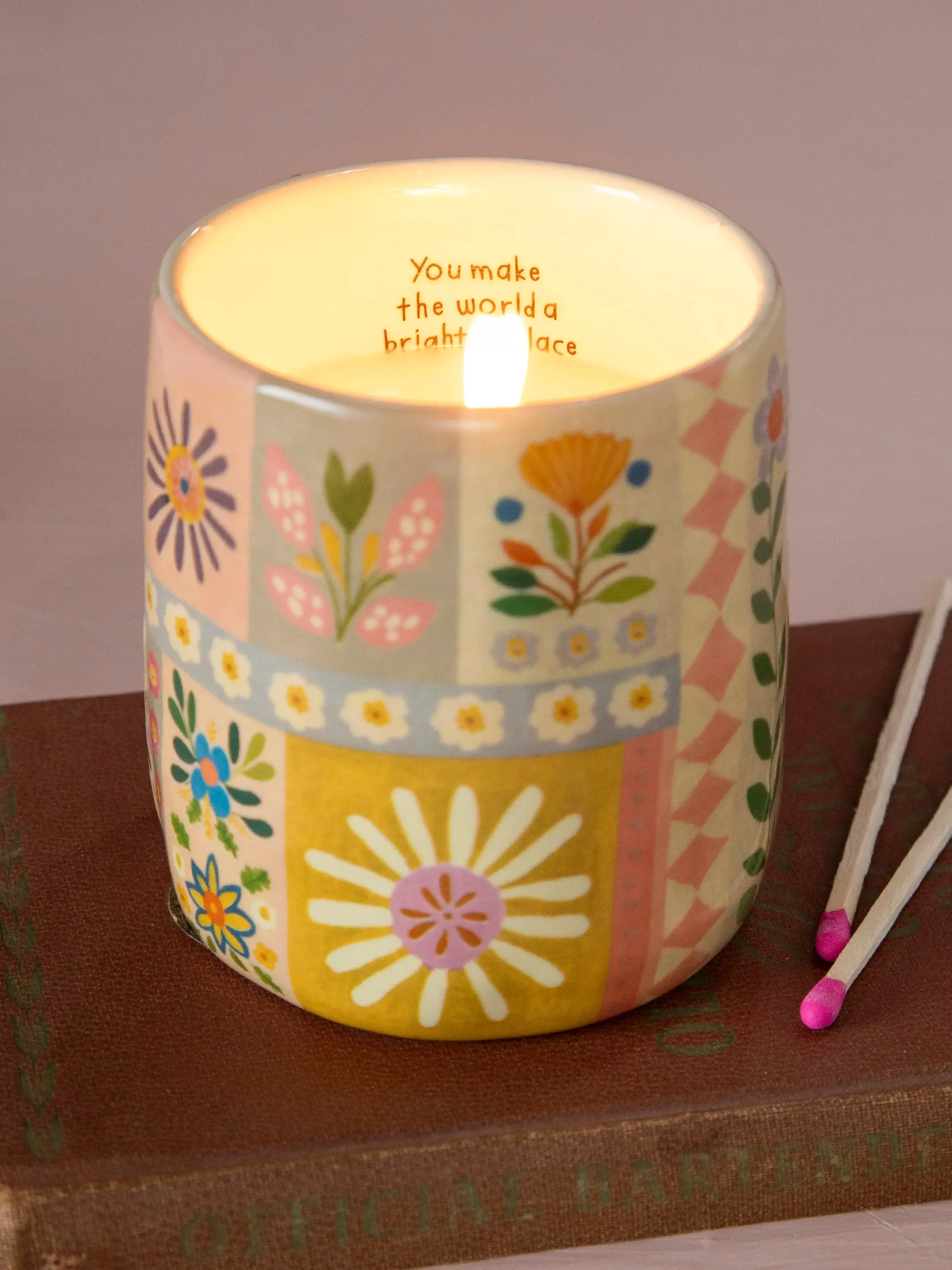 Secret Message Mug Candle - Brighter Place