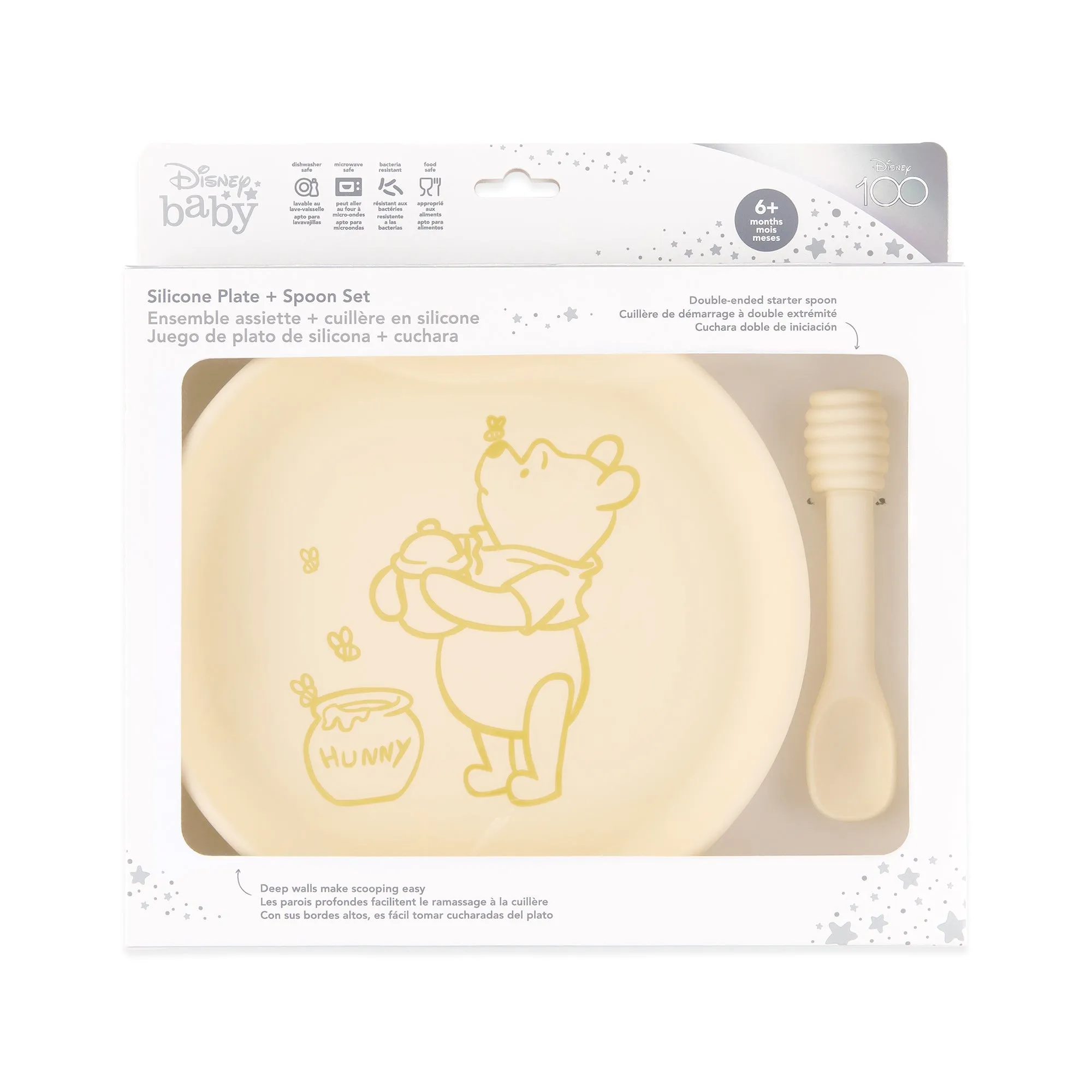 Silicone Plate + Spoon Set: Disney Winnie the Pooh