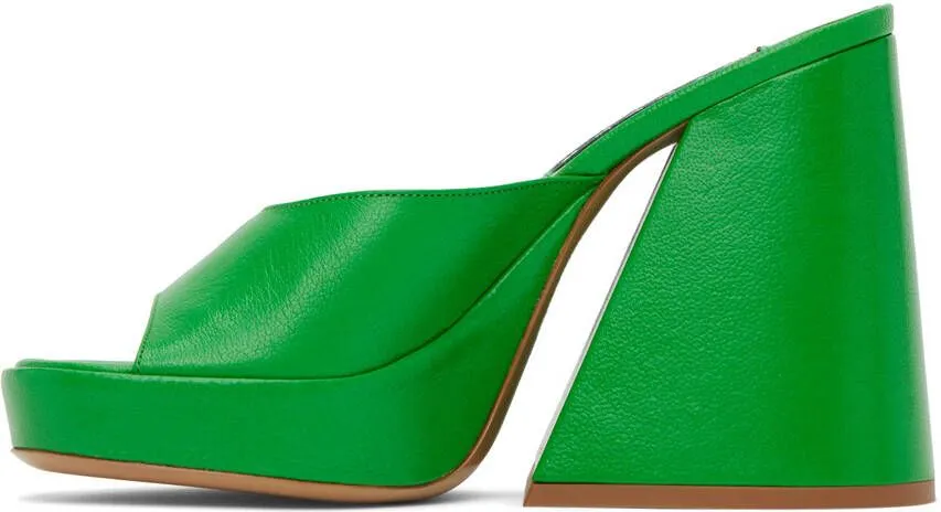 Simon Miller Green Slice Heeled Sandals