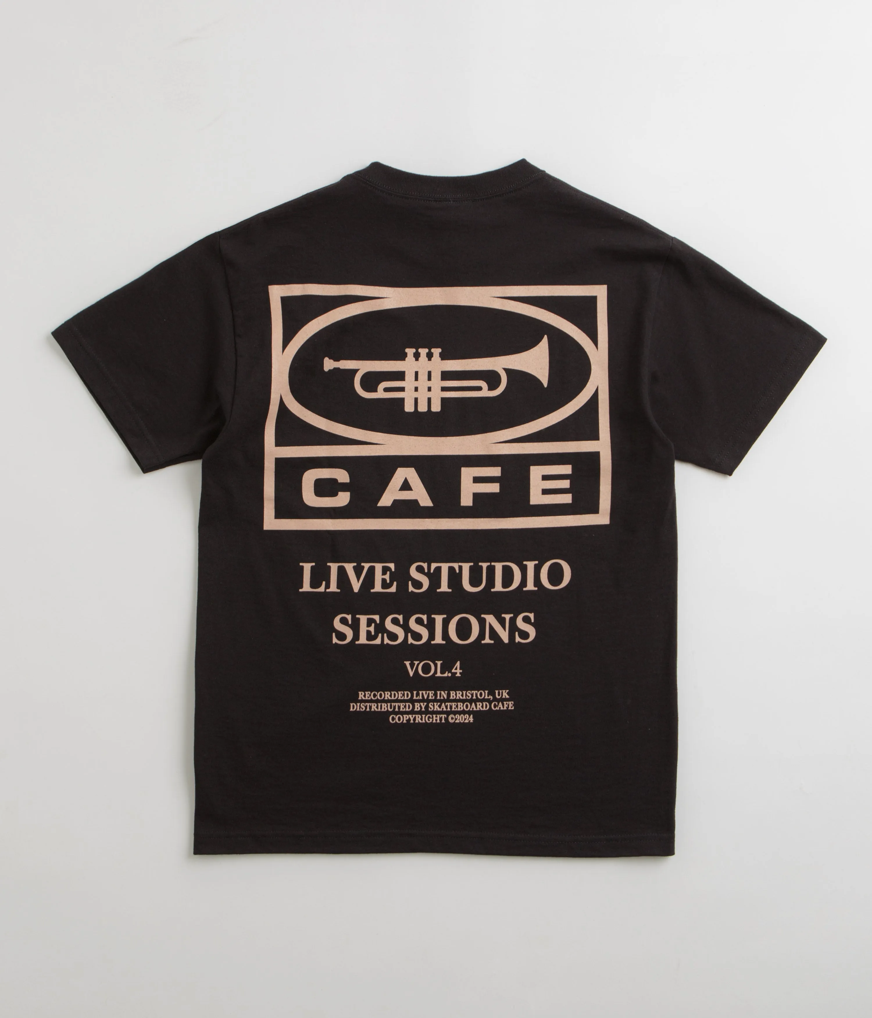 Skateboard Cafe 45 T-Shirt - Black / Brown