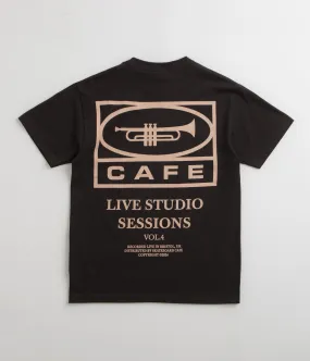 Skateboard Cafe 45 T-Shirt - Black / Brown