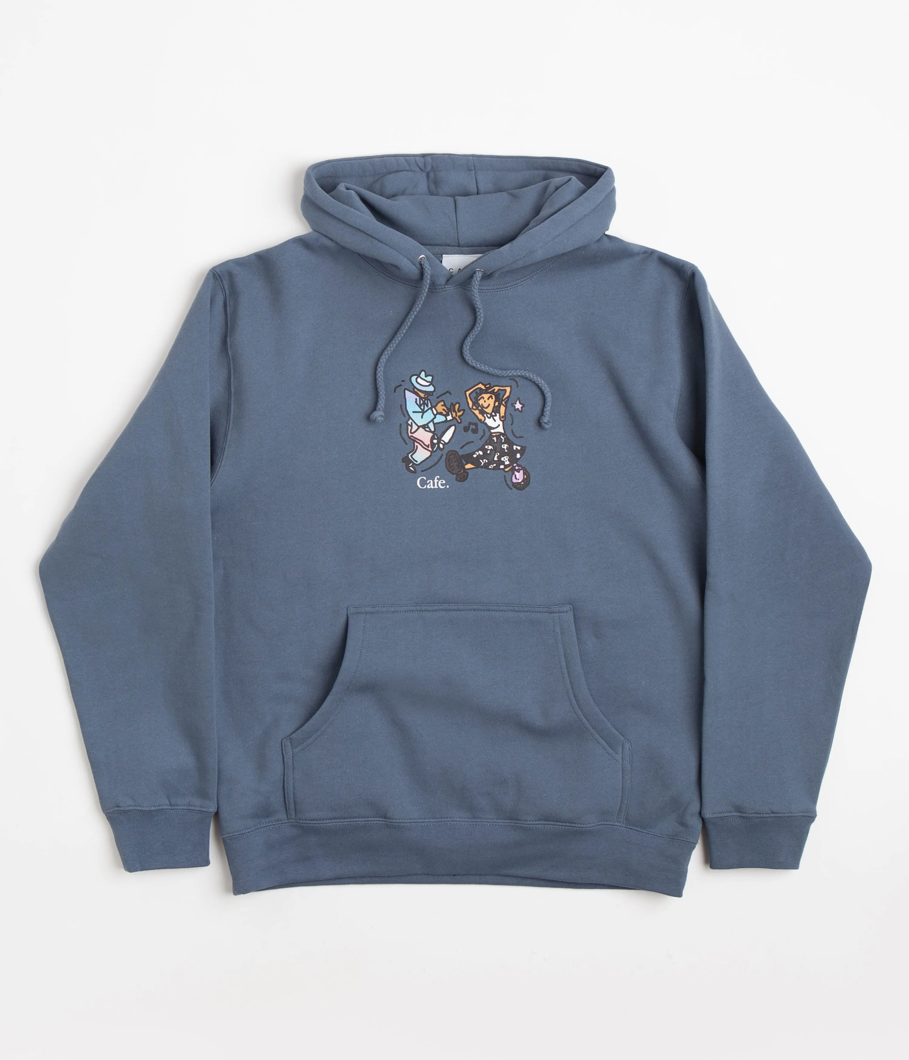 Skateboard Cafe Dancing Hoodie - Slate