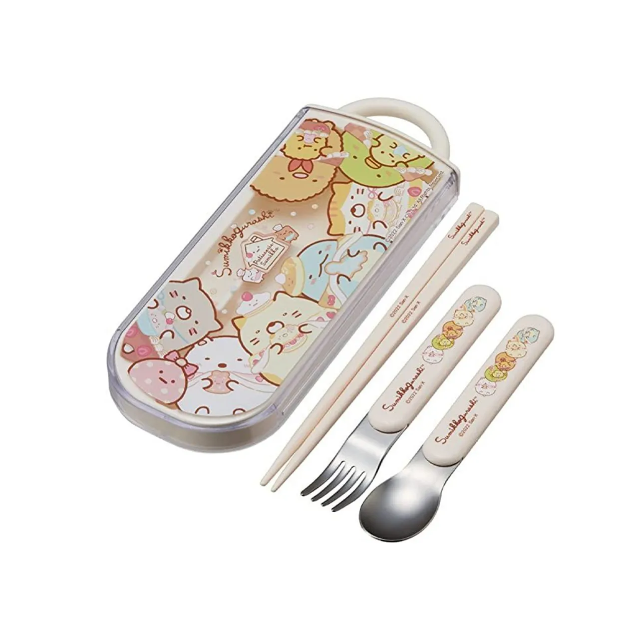 Skater Spoon Fork Chopstick Set