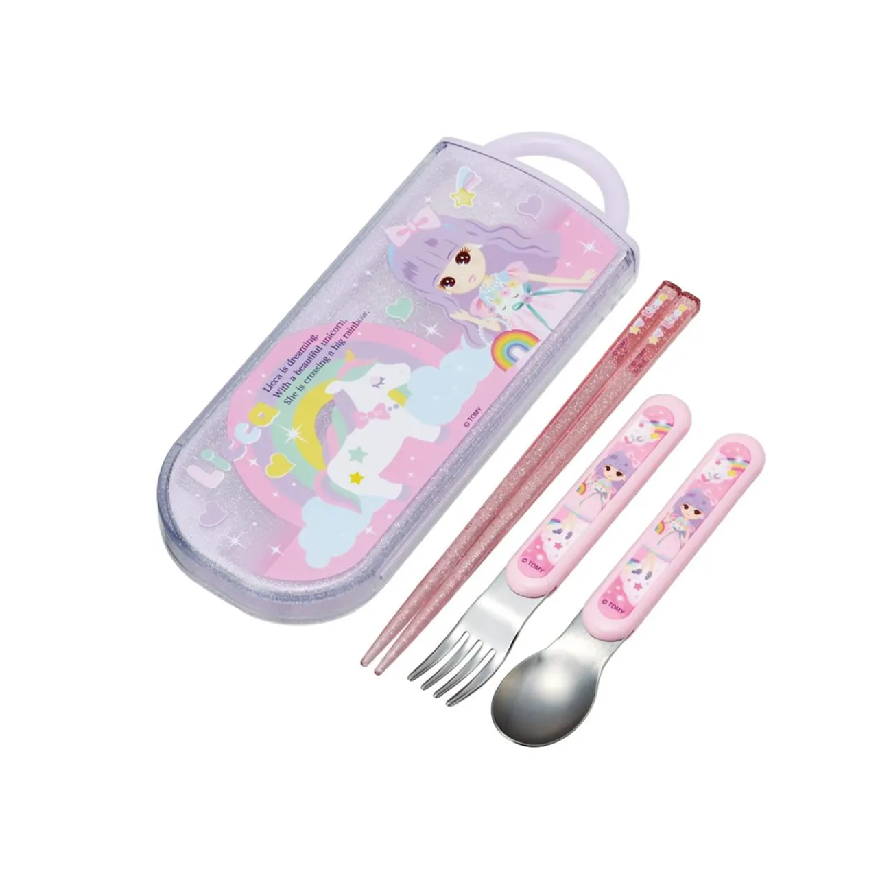 Skater Spoon Fork Chopstick Set