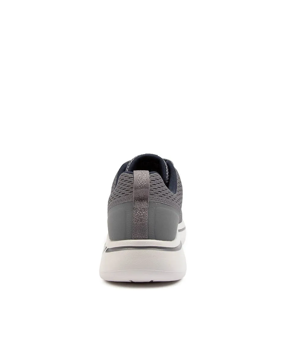 SKECHERS Go Walk Arch Fit Grey Navy Sneakers