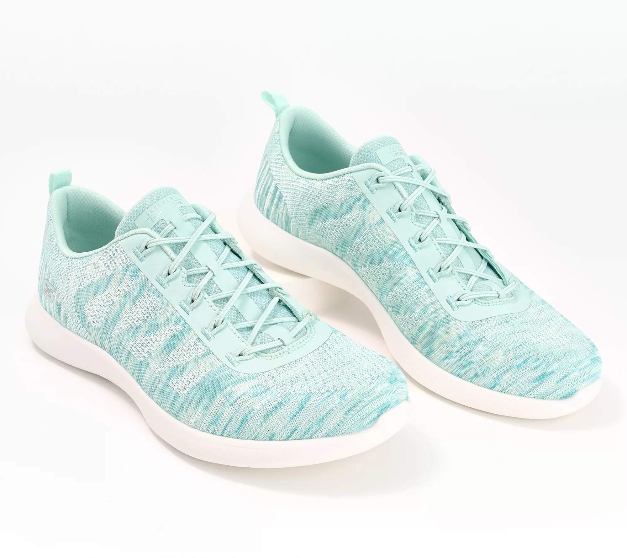 Skechers Vapor Foam Lite Washable Knit Bungee Sneakers - Spark