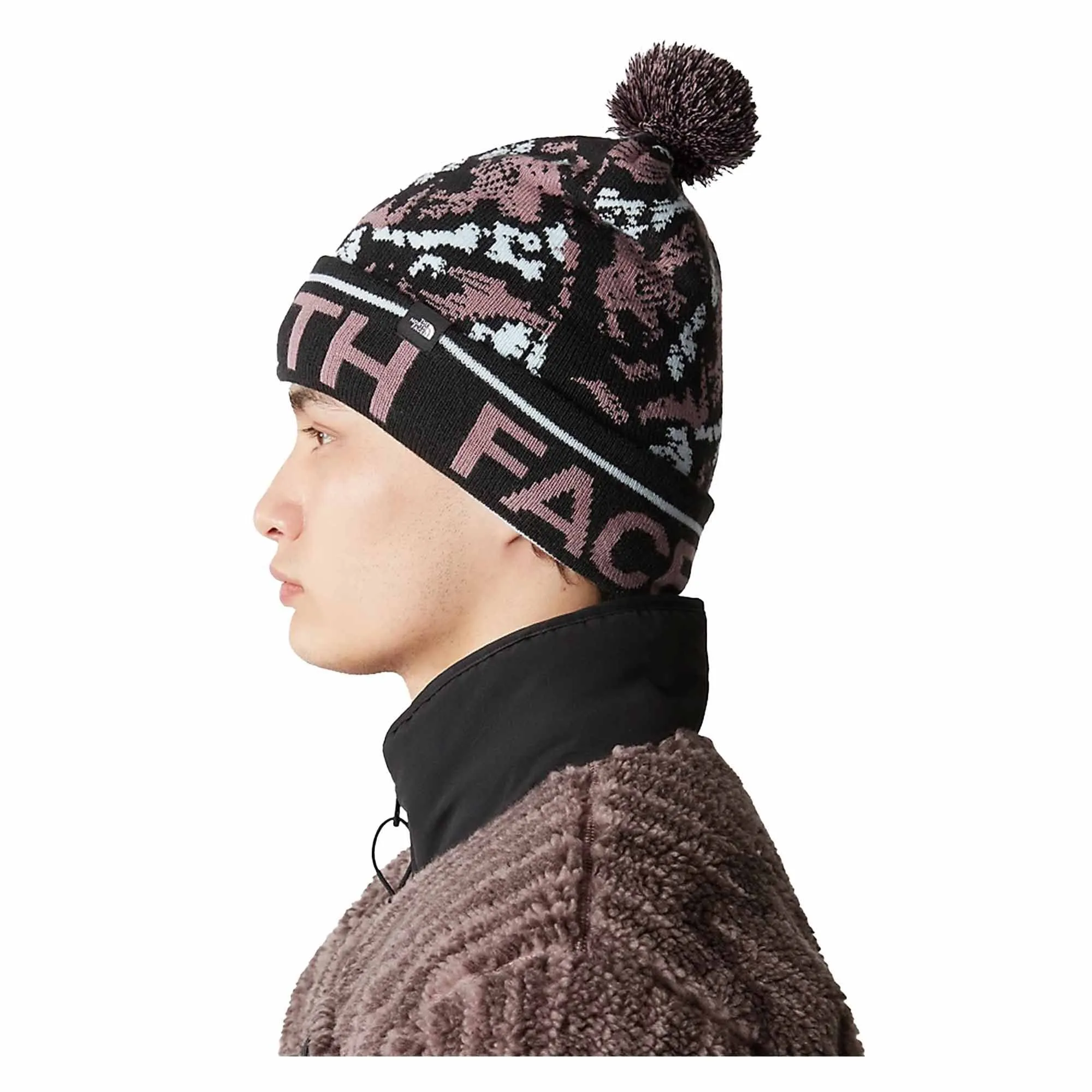 Ski Tuke Beanie - Fawn Grey Snake Charmer Print