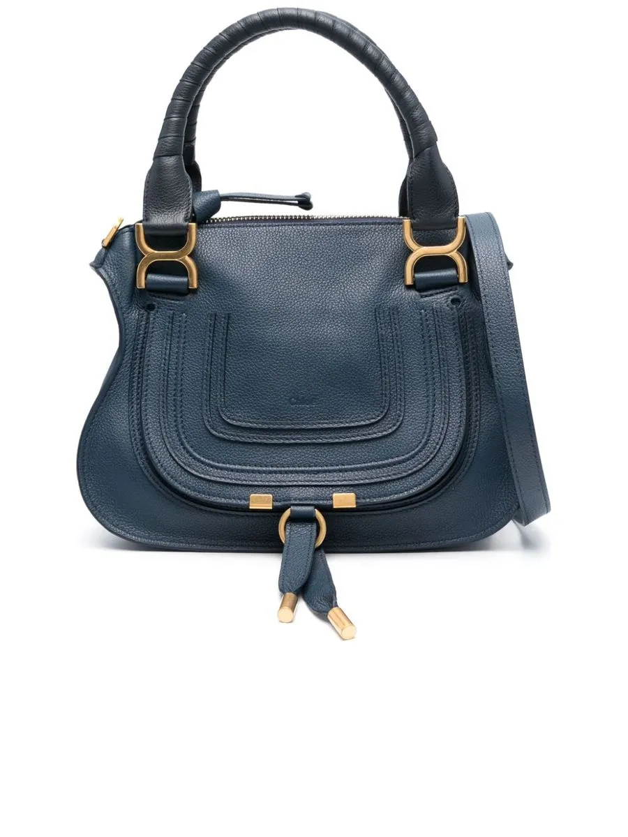 Small Marcie Bag in Grained Leather