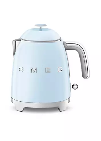 SMEG KLF05PBUK Retro 50’s Style 0.8L Mini Kettle - Pastel Blue | Kaleidoscope