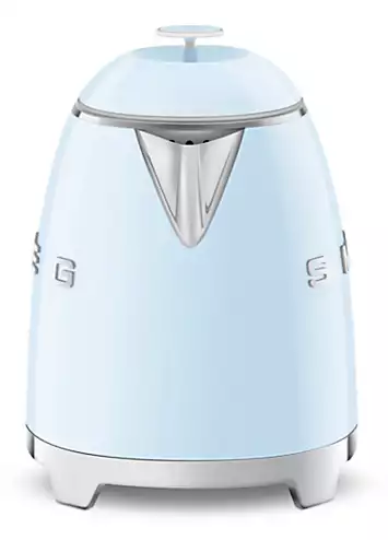 SMEG KLF05PBUK Retro 50’s Style 0.8L Mini Kettle - Pastel Blue | Kaleidoscope