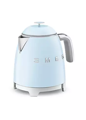 SMEG KLF05PBUK Retro 50’s Style 0.8L Mini Kettle - Pastel Blue | Kaleidoscope