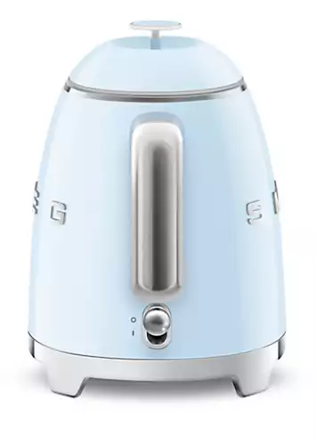 SMEG KLF05PBUK Retro 50’s Style 0.8L Mini Kettle - Pastel Blue | Kaleidoscope