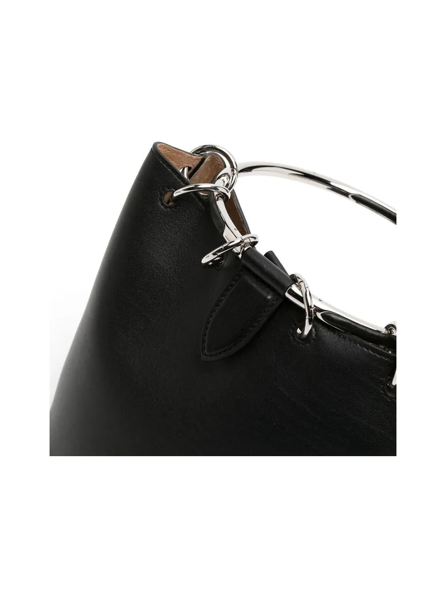 Smooth Grain Leather Bucket Bag