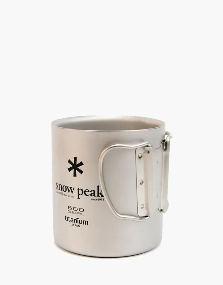 Snow Peak Titanium Double Wall 600 Mug