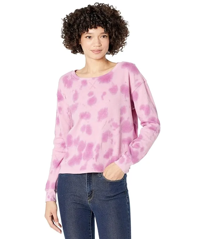 Splendid Cloud Tie-Dye Pullover Sweatshirt Women's