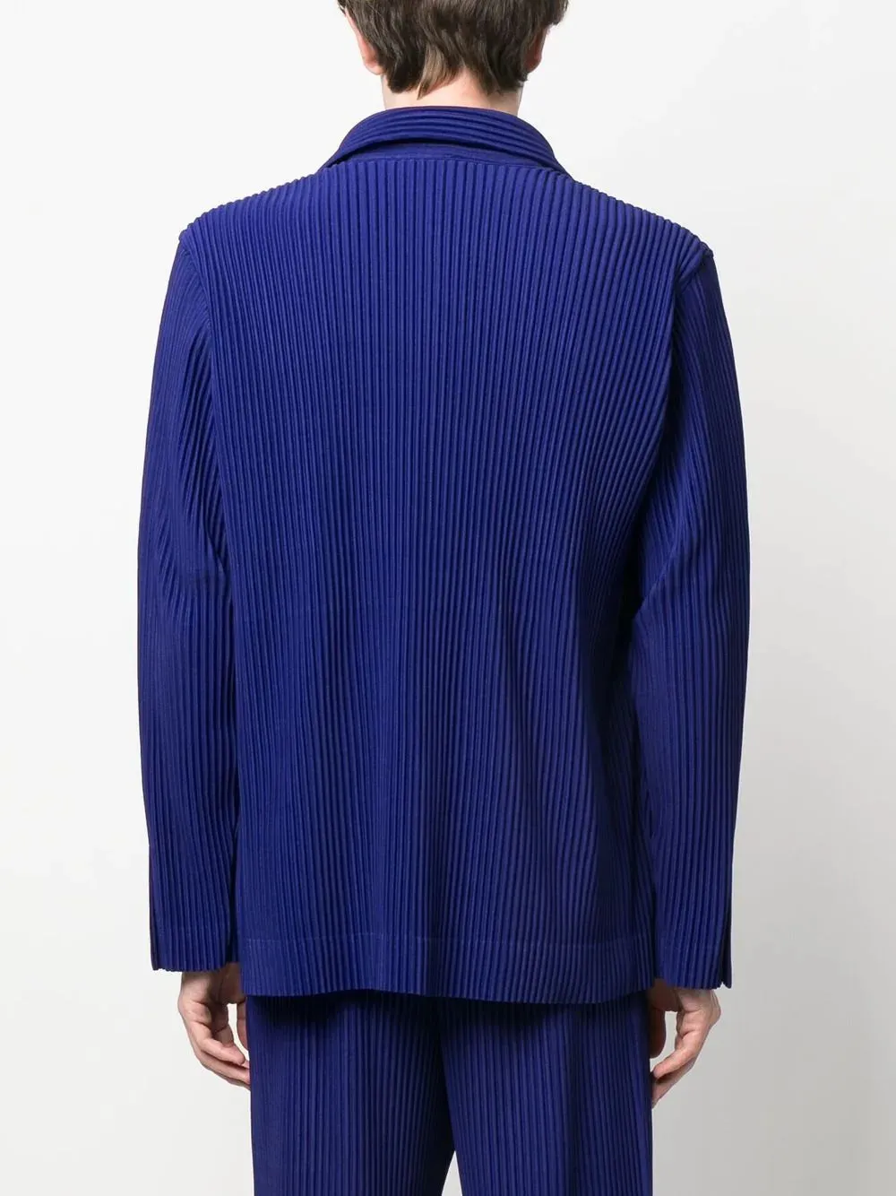 SS23 Pleated Jacket - Deep Sea Blue