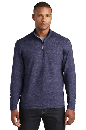 ST855 Sport-Tek ® Sport-Wick ® Stretch Reflective Heather 1/2-Zip Pullover.