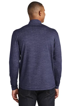 ST855 Sport-Tek ® Sport-Wick ® Stretch Reflective Heather 1/2-Zip Pullover.