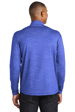 ST855 Sport-Tek ® Sport-Wick ® Stretch Reflective Heather 1/2-Zip Pullover.