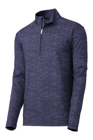 ST855 Sport-Tek ® Sport-Wick ® Stretch Reflective Heather 1/2-Zip Pullover.