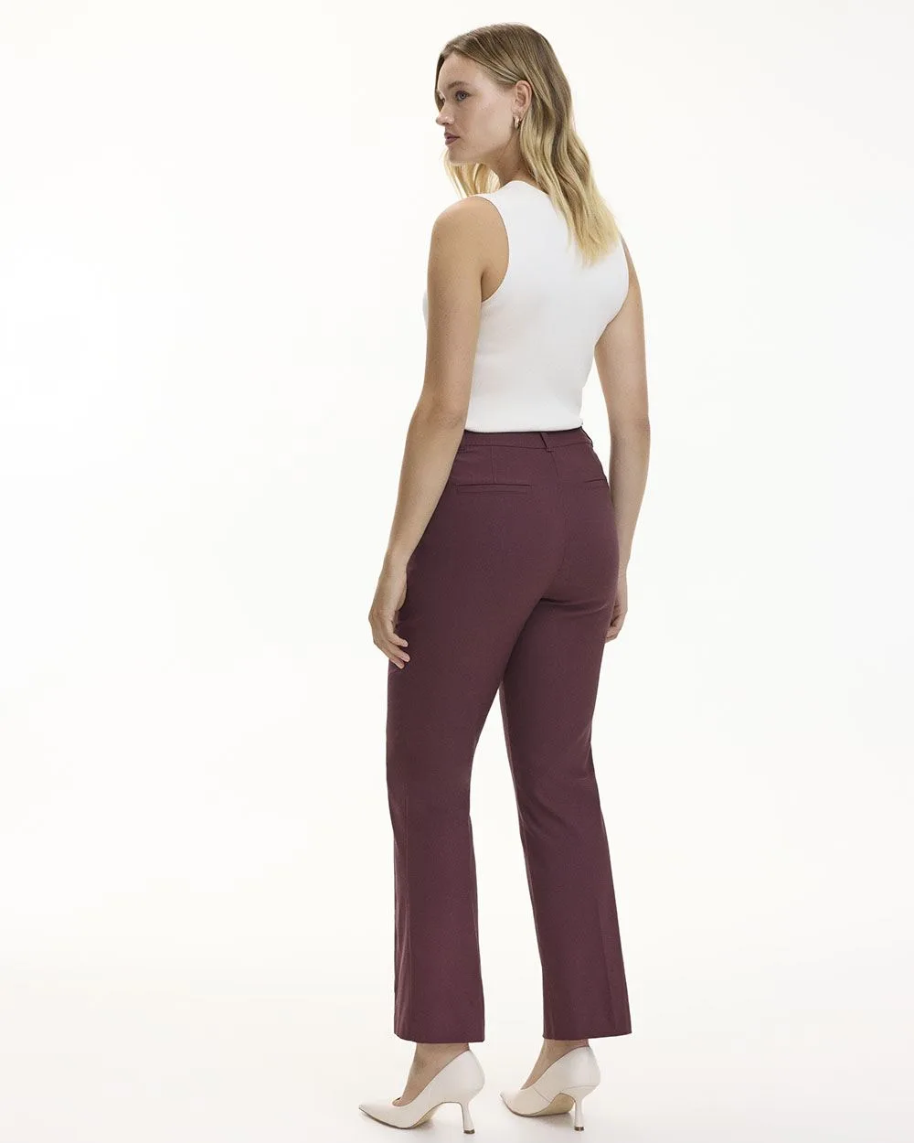 Straight-Leg High-Rise Pants - The Iconic (R) - Petite