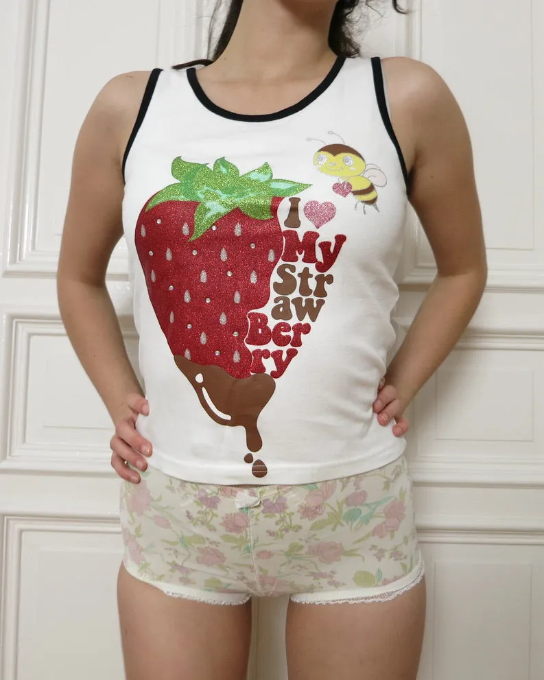       Strawberry tank top    