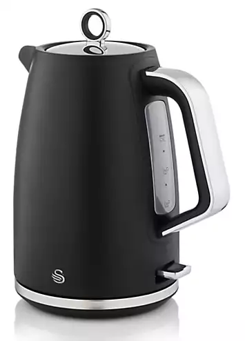 Swan Serenity SK14017BLK 1.7 Litre Kettle with Quick Boiling - Black | Kaleidoscope